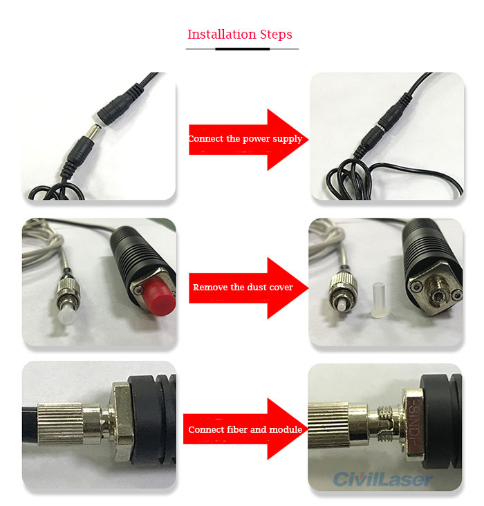 405nm pigtailed laser